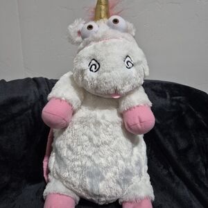 Universal Studios: Despicable ME Plush Unicorn Packpack, So Fluffy